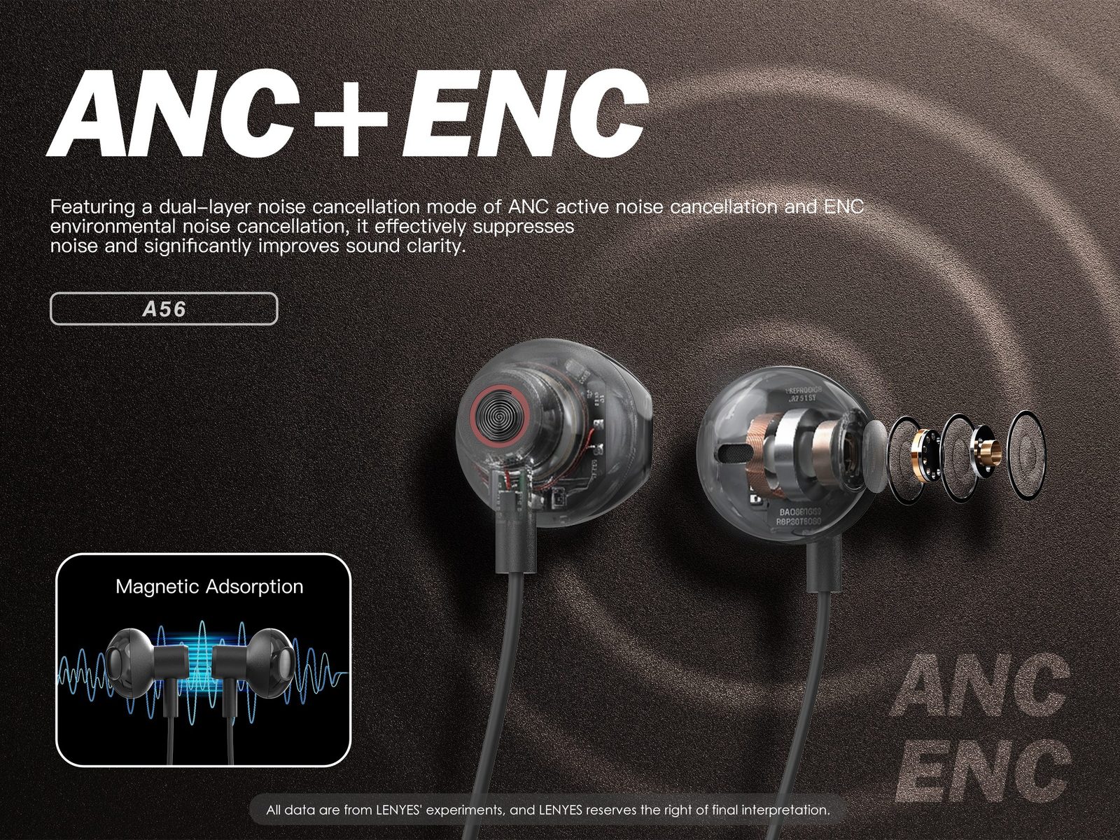 Lenyes A56 Auriculares TWS Inalámbricos vista 5