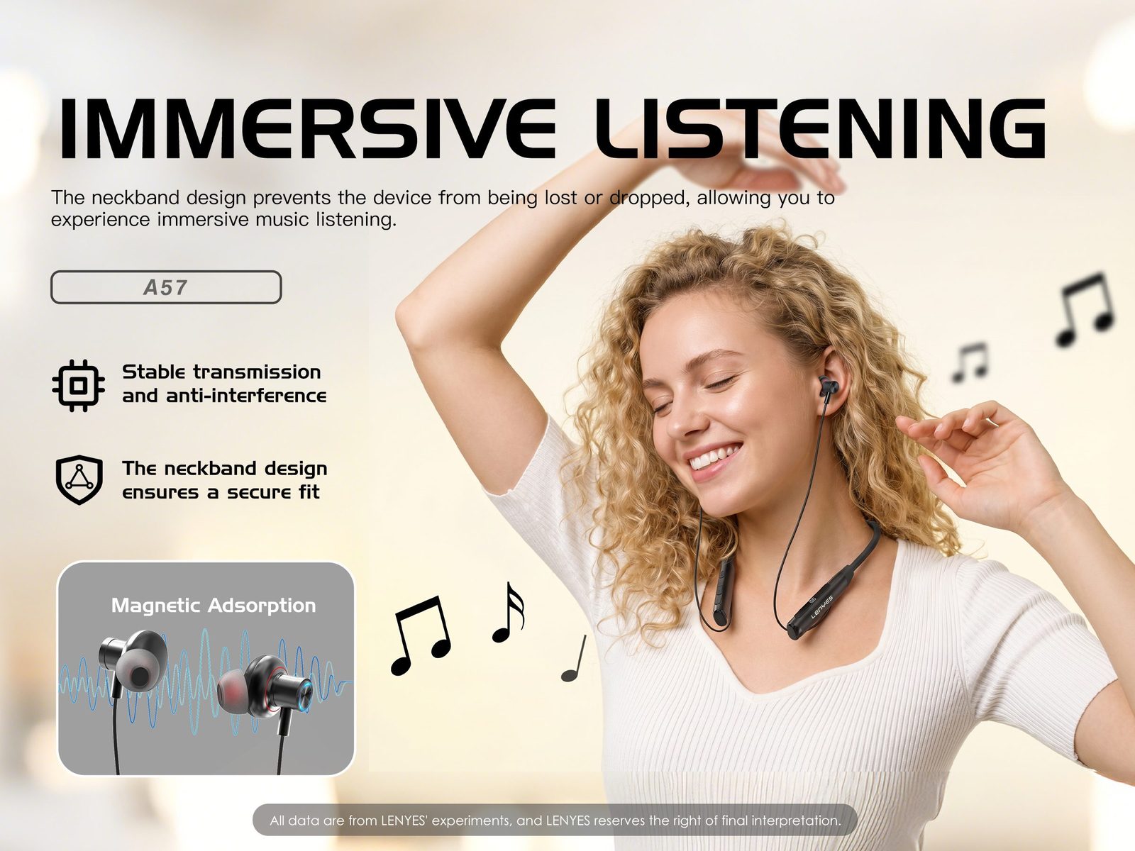 Lenyes A57 Auriculares Deportivos con Pantalla LED vista 6