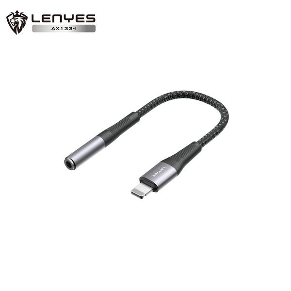 Adaptador Lenyes AX133 Lightning a Jack 3.5mm