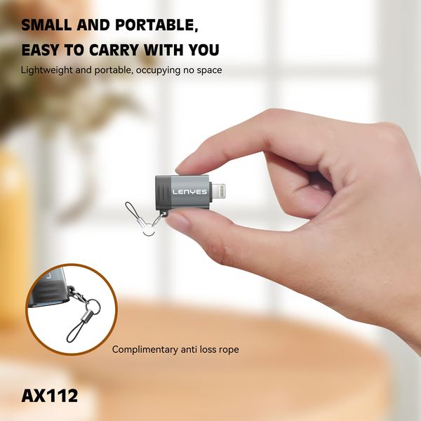 Adaptador OTG Lenyes AX112 Lightning