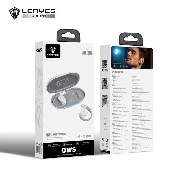 Lenyes AIR 202 Open-Ear con Gancho IPX4