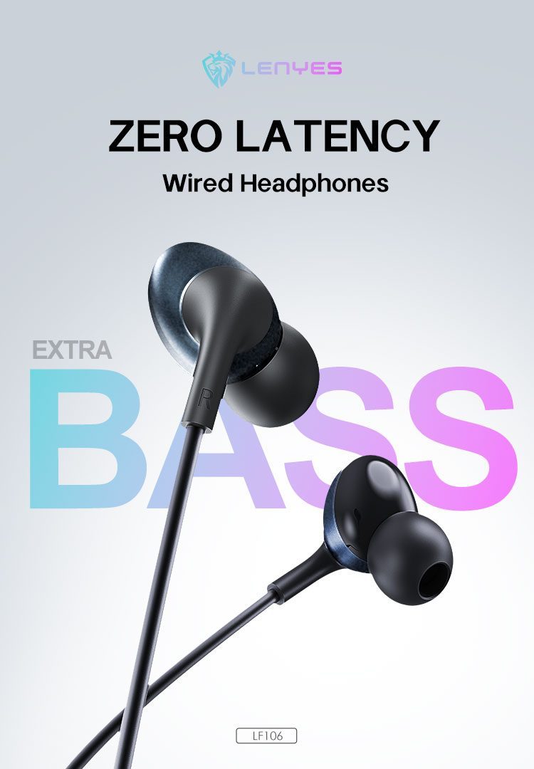 Auriculares Lenyes LF106 In-Ear 10mm Micrófono HD vista 5