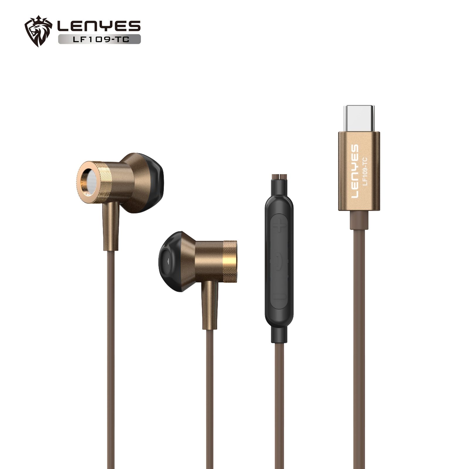 Auriculares Lenyes LF109 In-Ear Hi-Fi Plug & Play vista 3