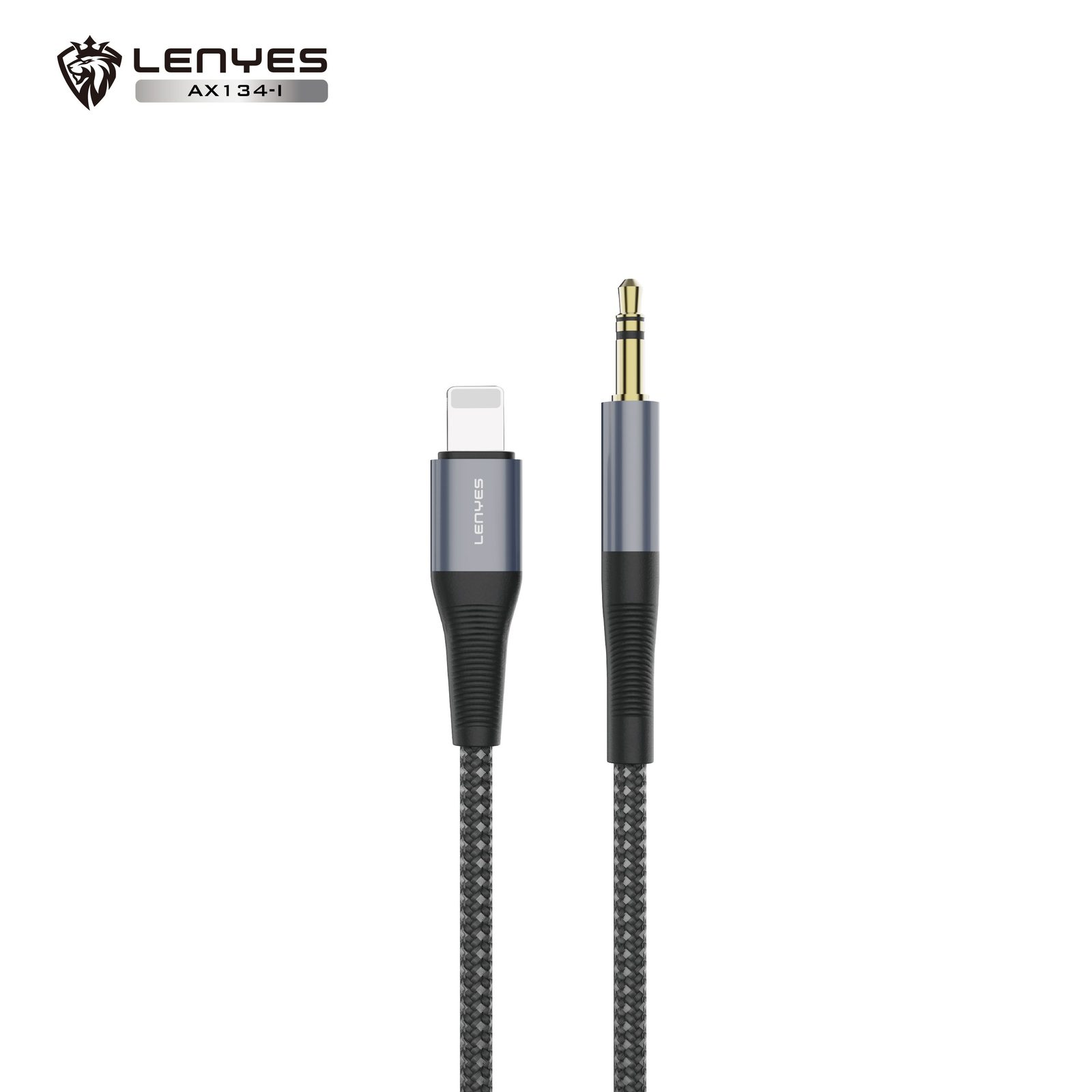 Cable Lenyes AX134 Lightning/Tipo-C a DC3.5mm vista 1