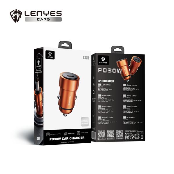 Cargador de Coche Lenyes CA75 PD30W