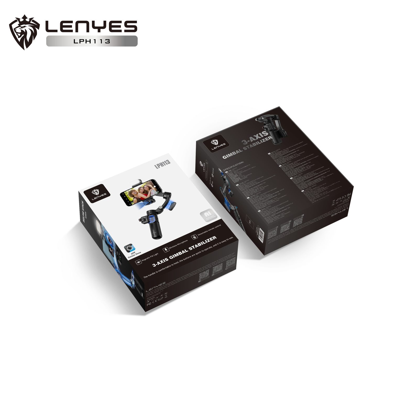 Estabilizador Gimbal Lenyes LPH113 Profesional vista 3