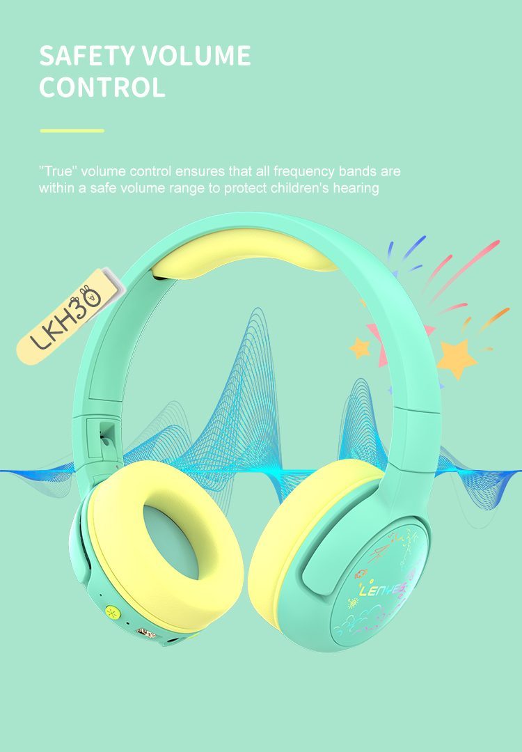 Lenyes LKH30 Casco Infantil Volumen Seguro RGB vista 4