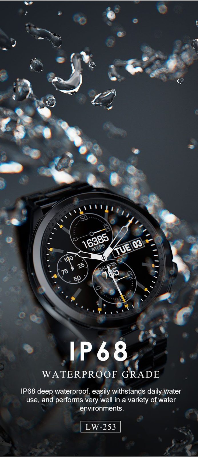 Lenyes LW-253 Smartwatch SpO2 y Modos Deportivos vista 5