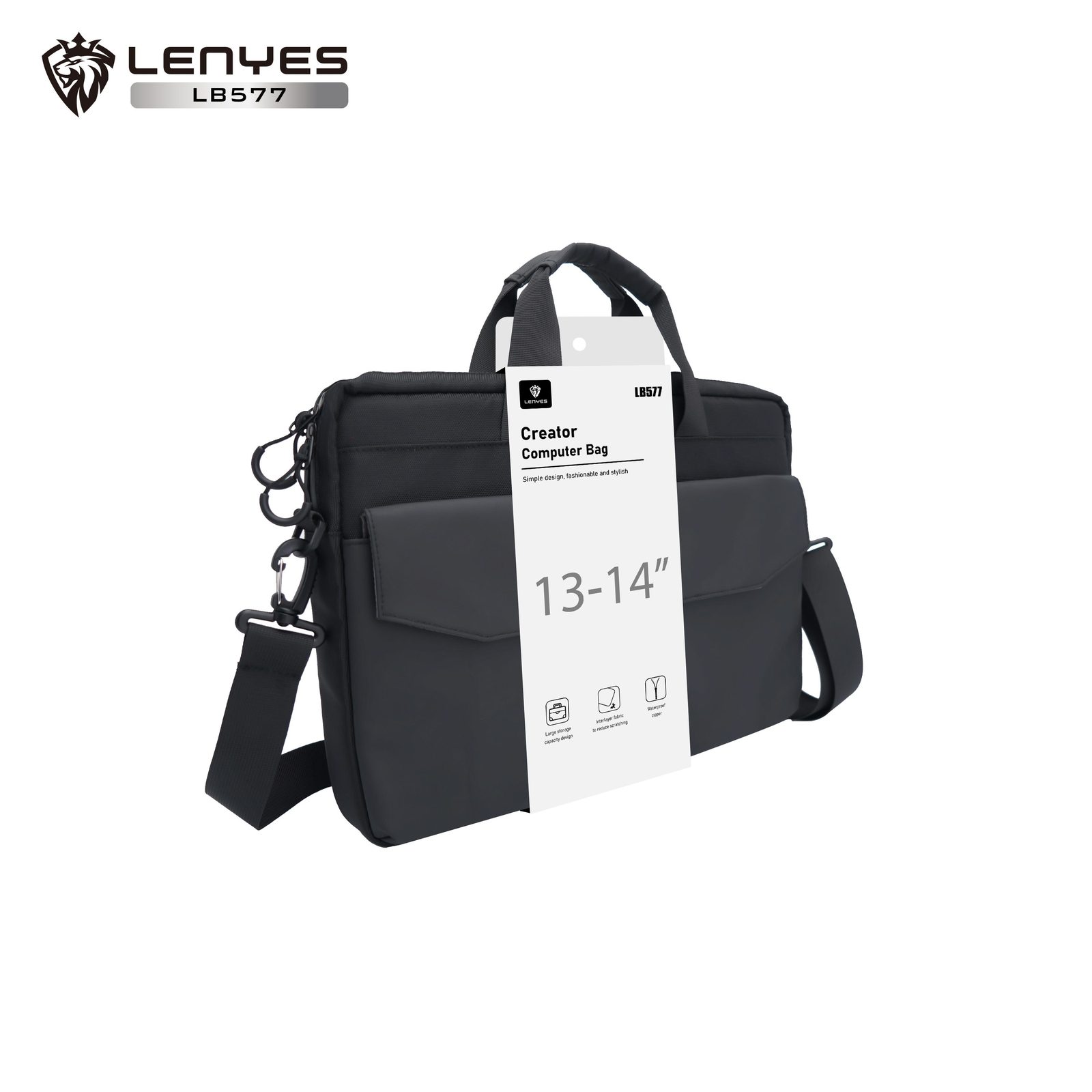Maletín Lenyes LB577 13-14" para Portátil vista 3