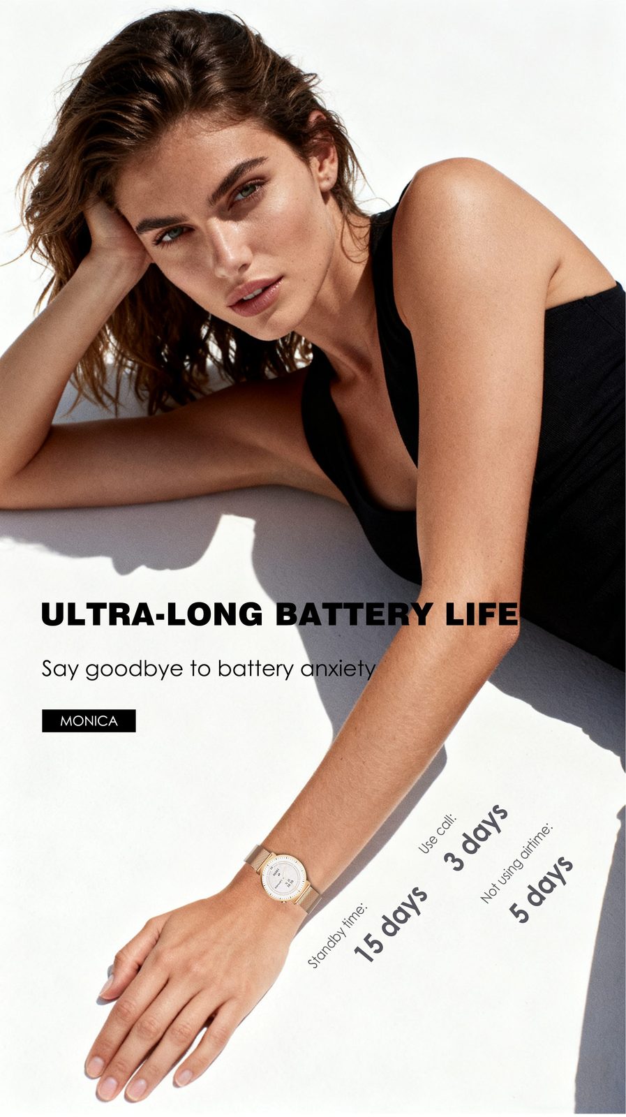 Lenyes MONICA Smartwatch Ultra-Fino AMOLED vista 3