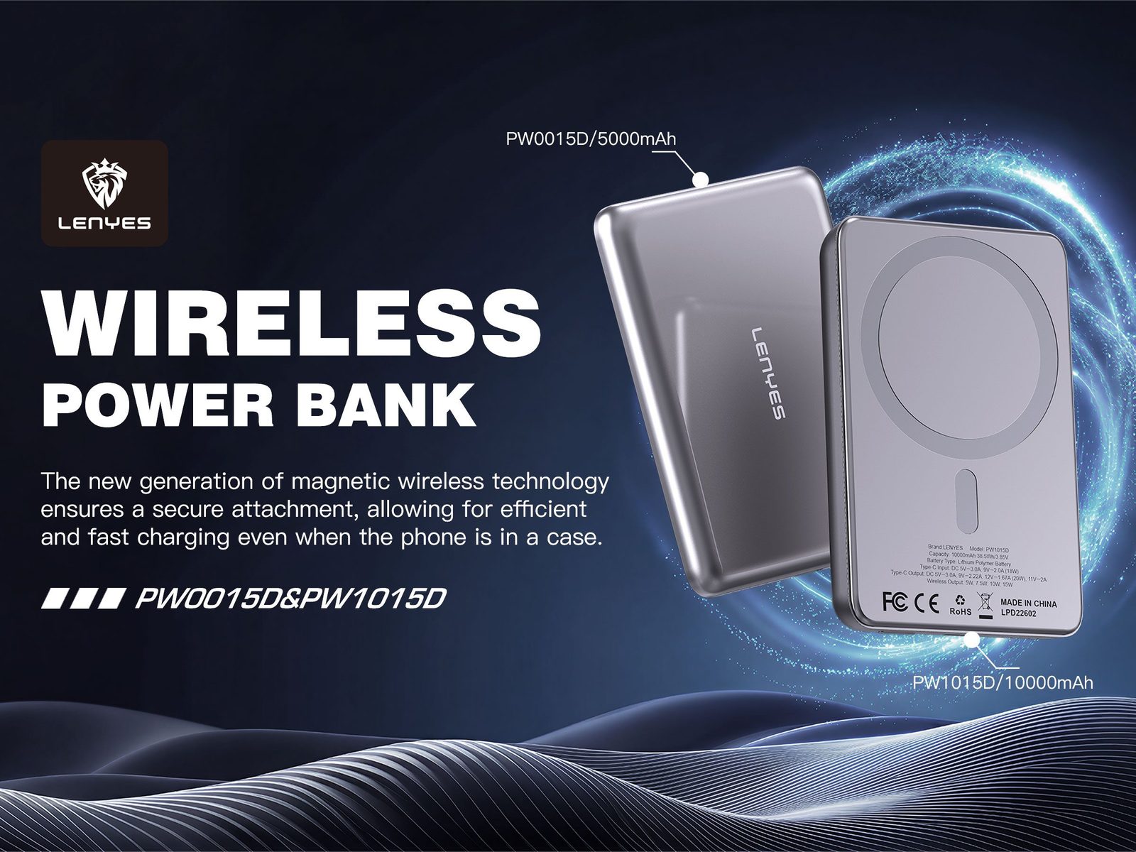 Powerbank Lenyes PW1015D Ultrafino 10.000mAh vista 4