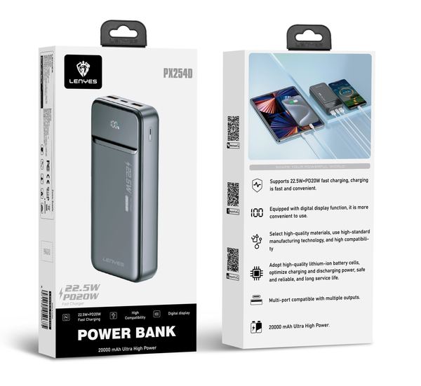 Powerbank Lenyes PX154D 10.000mAh