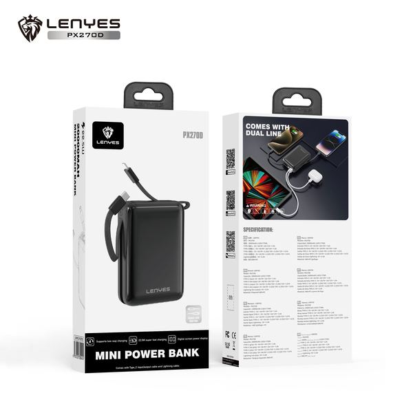 Powerbank Lenyes PX270D 20.000mAh