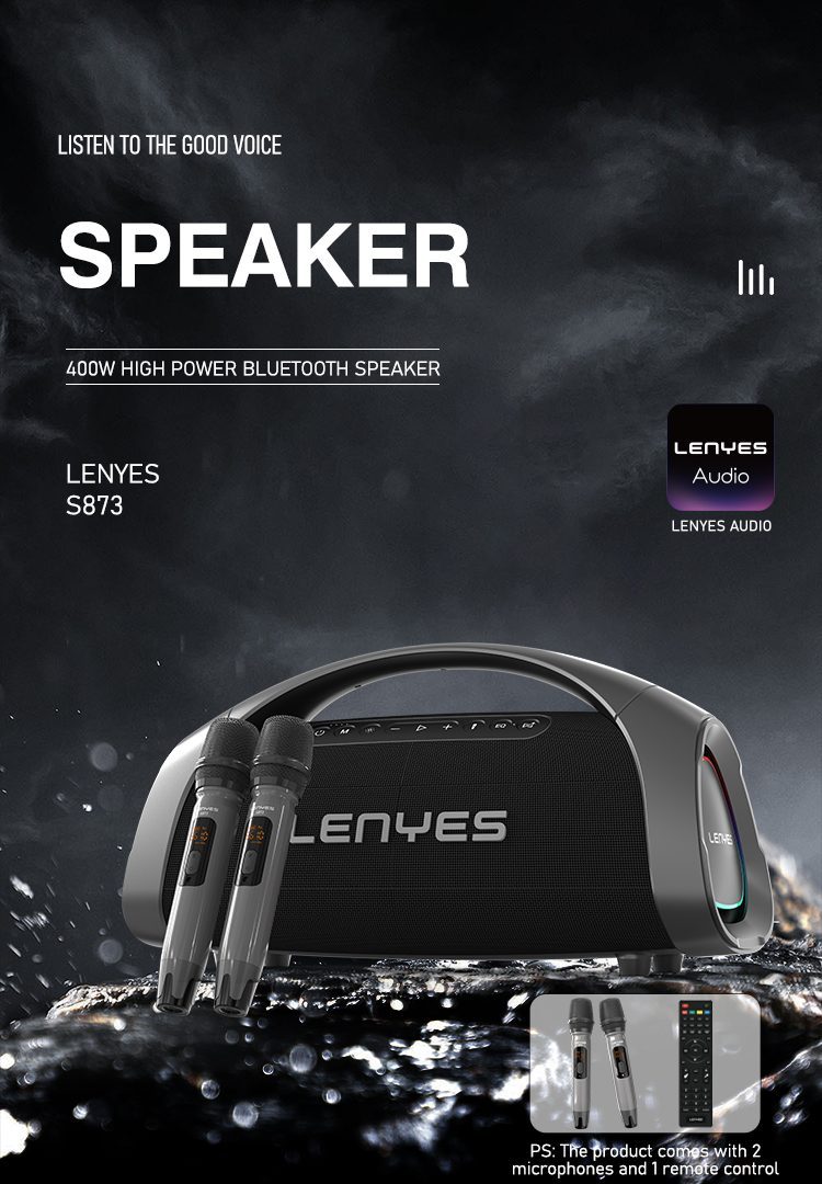 Lenyes S873 Altavoz Premium Alta Resolución IPX6 vista 4