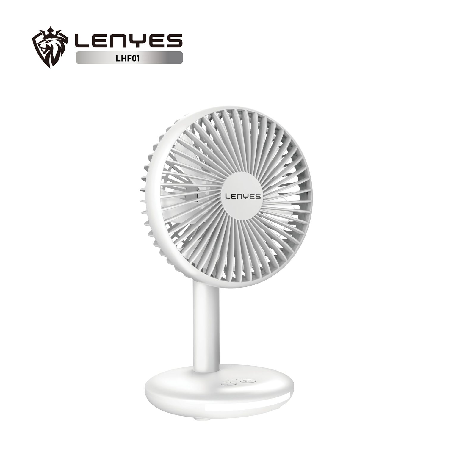 Ventilador de Escritorio Lenyes LHF01 con Luz LED vista 6